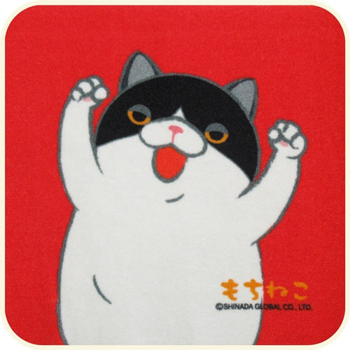 もちシリーズ ミニタオル 4種(ハチワレ座り・ハチワレファイト・かわうそ・お顔ずらり)